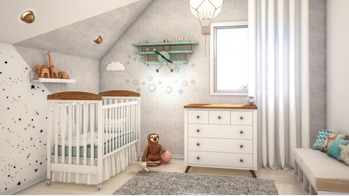 שידה+מיטה סיגלית