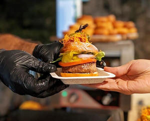 דוכן המבורגרים