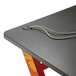 שולחן גיימינג מקצועי דגם GMD02-1 מבית LUMI בצבע אדום