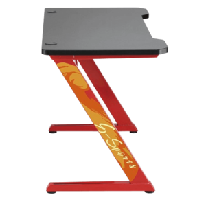 שולחן גיימינג מקצועי דגם GMD02-1 מבית LUMI בצבע אדום