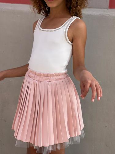 חצאית מיני פליסה