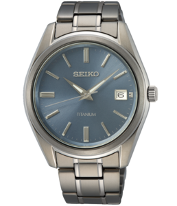 SEIKO SUR371P1 שעון טיטניום סולארי וזכוכית ספיר
