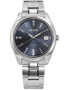 SEIKO SUR373P1 שעון טיטניום סולארי וזכוכית ספיר