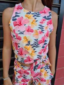 טופ מודפס סט