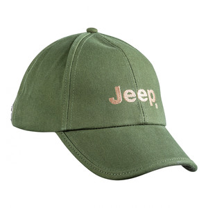 J101008 כובע מצחייה רקמת "JEEP & 7-SLOT GRILLE" צבע ירוק עמוק-ירוק Jeep® COLLECTION