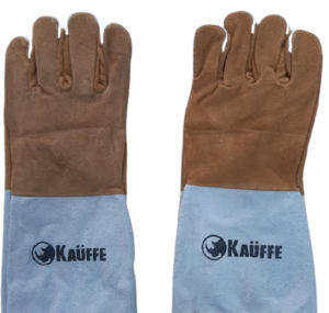 זוג כפפות ריתוך עור מקצועיות גבוהות KAUFFE