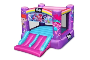 מתנפח טרולים דגם 3001 עם מגלשה כפולה ושילוב של אורות וצלילים