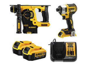 סט אימפקט ופטישון 18V - קיט מלא דגם DCK2731M2 מבית DEWALT