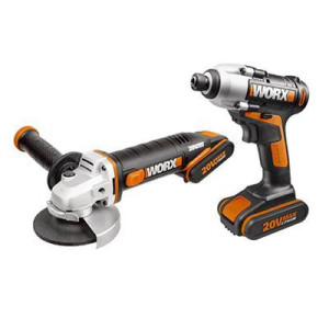 קיט מברגת אימפקט ומשחזת נטענות 20V דגמים WX290 ו ‎ WX171 מבית WORX