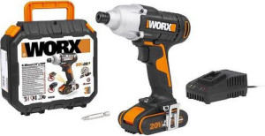מברגת אימפקט 20V + סוללה 2.0AH WORX