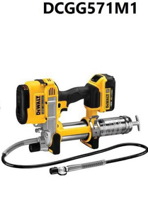 אקדח גריז 18V כולל סוללה קל ונוח במיוחד דגם DCGG571M1 מבית DEWALT