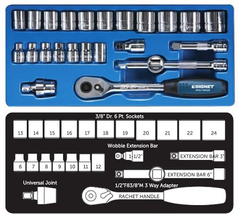 סט בוקסות בקופסת מתכת דגם 12891 מבית SIGNET