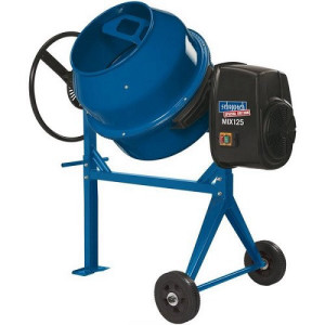 מערבל בטון 125 ליטר שפך דגם MIX125 מבית Scheppach