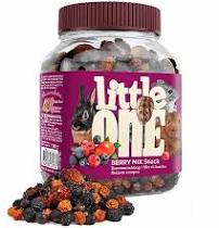 חטיף פירות יער למכרסמים ליטל וואן 200 גרם