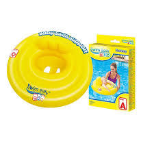 גלגל ים לתינוקות/פעוטות BESTWAY   גלגל ים צהוב עם מקום להכנסת הרגלים לאחיזת הילד/ה.   קוטר הגלגל 69 ס