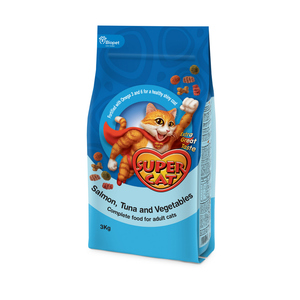 סופר קט דגי ים וירקות 3ק"ג