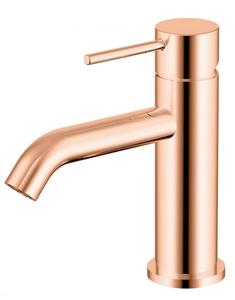  מדגל ברז נמוך לכיור אמבט סדרת רובי גימור רוז גולד 49802