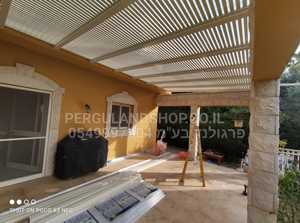 פרופילי אלומיניום לפרגולת אלומיניום הצללה מלבנית 20*40 מ"מ - ניתן לקבל שרות התקנה בתשלום 