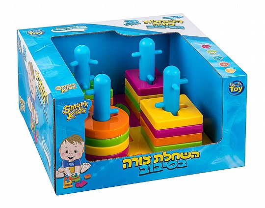 השחלת צורות בסיבוב SMART KIDS
