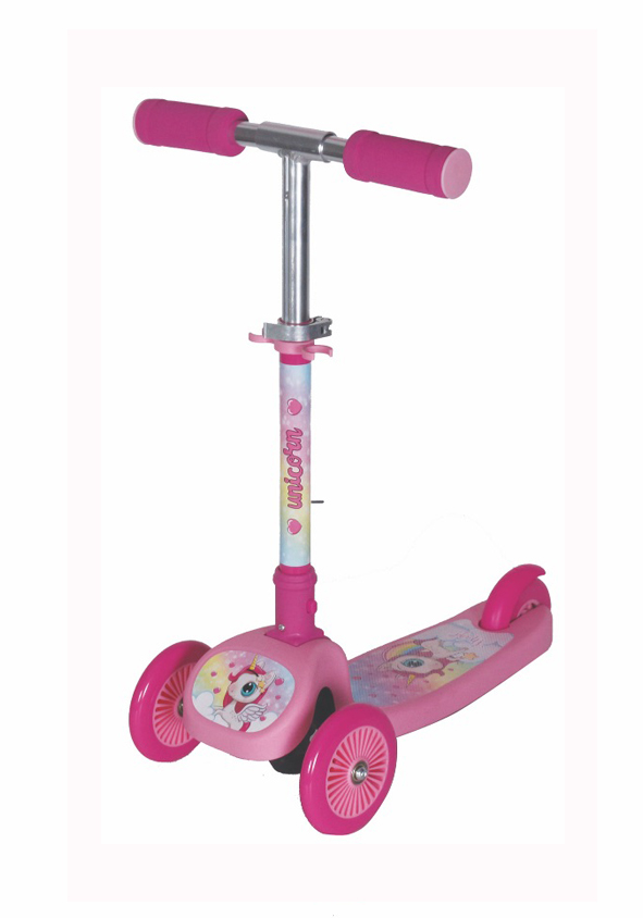 קורקינט 3 גלגלים חד קרן