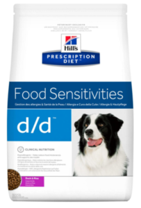 כלב 12 ק"ג - d/d PRESCRIPTION DIET - סלמון ואורז