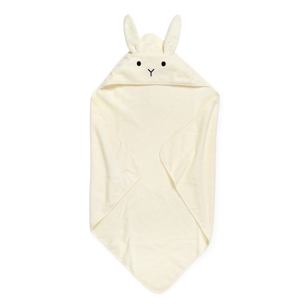 מגבת עם כובע אוזניים ארנב בז