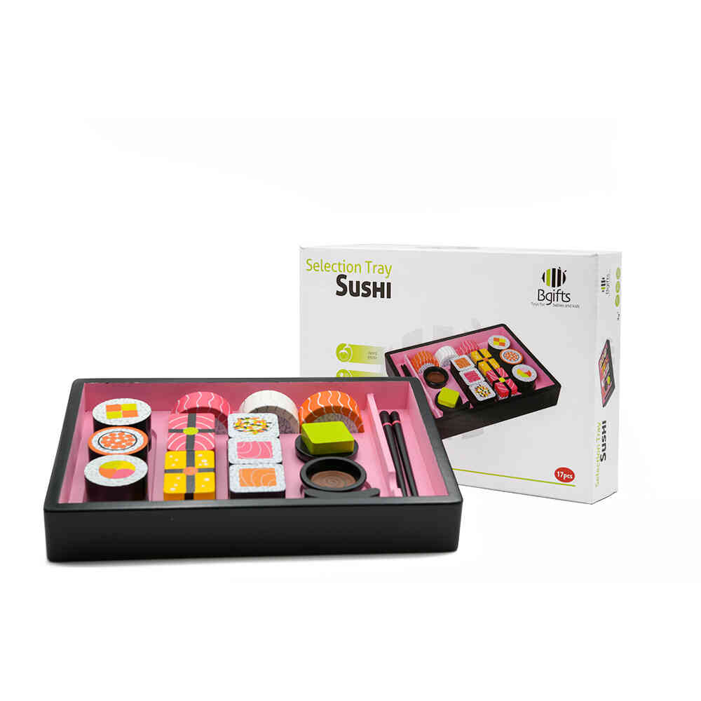 מגש סושי מעץ