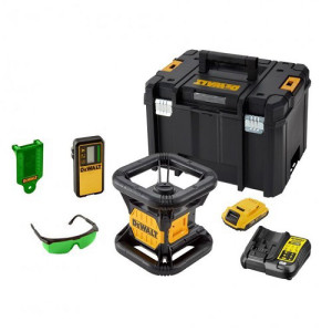 פלס לייזר ירוק  מסתובב 18V דגם DCE079D1G מבית DEWALT. צפו בסרטון!