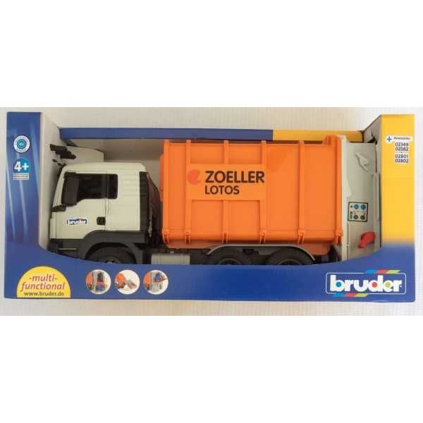 ברודר – משאית זבל כתום MAN TGS 3762