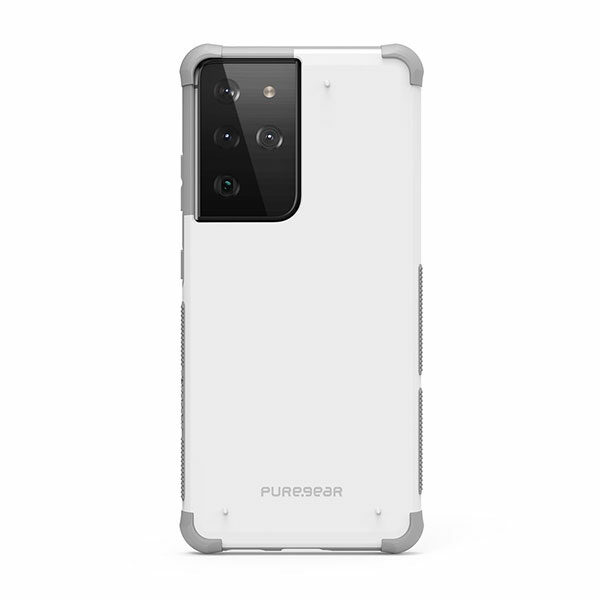 כיסוי לבן מבית PureGear למכשירי S21 ultra. חזק במיוחד