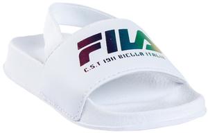 כפכפים פילה עם גומי לילדים בצבע לבן | 22-28 | 400215 FILA 