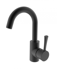  מדגל ברז ניצב לכיור אמבט סדרת יערה גימור שחור 44806