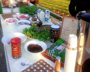 עמדת בר קפה ושתייה חמה