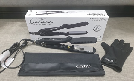 מחליק שיער טיטניום דיגיטלי רחב אנקור קורטקס CORTEX