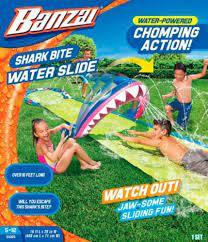 water slide shark bite