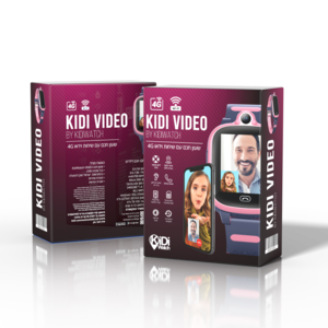 שעון Kidi video-ורוד