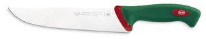 סכין קצב 22 ס"מ ידית אנטי בקטריאלית ירוקה SANELLI איטליה 