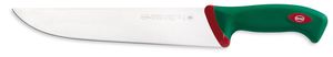 סכין קצב 27 ס"מ ידית אנטי בקטריאלית ירוקה SANELLI איטליה 