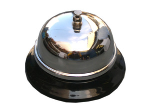 פעמון מלצרים כרום 9 ס"מ