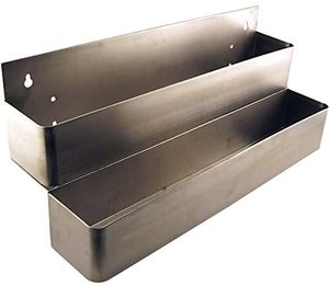 מעמד נירוסטה כפול לבקבוקים 56 ס"מ