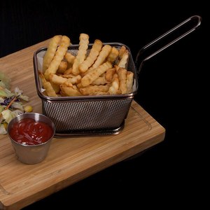 מיני סל נחושת מרובע להגשת טוגנים