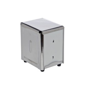 דיספנסר קפיצי מנירוסטה למפיות נייר "בתאבון" 10X12X14 ס"מ