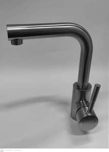 ברז לכיור רחצה בצבע מוברש