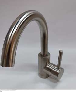 ברז לכיור רחצה ברבור בצבע מוברש