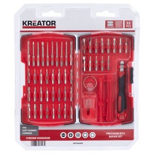 סט מברגי דיוק 52 יחידות KRT064900 KREATOR