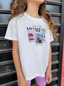 חולצה אוברסייז עם דפוס