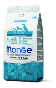 מונג אדולט היפו מזון יבש לכלב בטעם סלמון וטונה 2.5 ק"ג