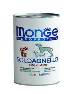 מונג שימורי מונו פרוטאין לכלב בטעם כבש 400 גרם