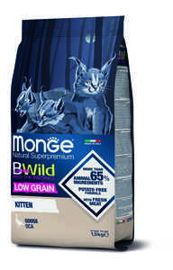 מונג מזון יבש לחתול (קיטן) בטעם אווז 1.5 ק"ג / BWild - LOW GRAIN