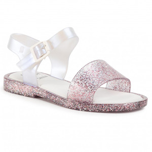 סנדלים שטוחים  מליסה נצנץ שקוף | 28-35 | Mel Mar Sandal Inf 32690 Pink Glitter/Pearl 53651
